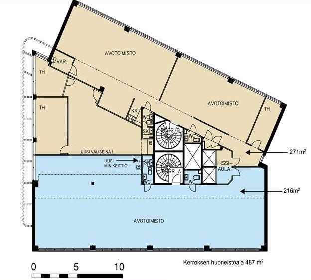 Pukinmäenaukio 2, 216m2, 2. kerros, Toimistotila