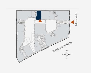 Mikonkatu 13, 64m2, Katutaso, Liiketila