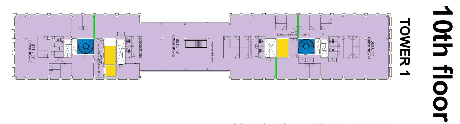 Pasilan Asema-aukio 1, 2800m2, Useita kerroksia, Toimistotila