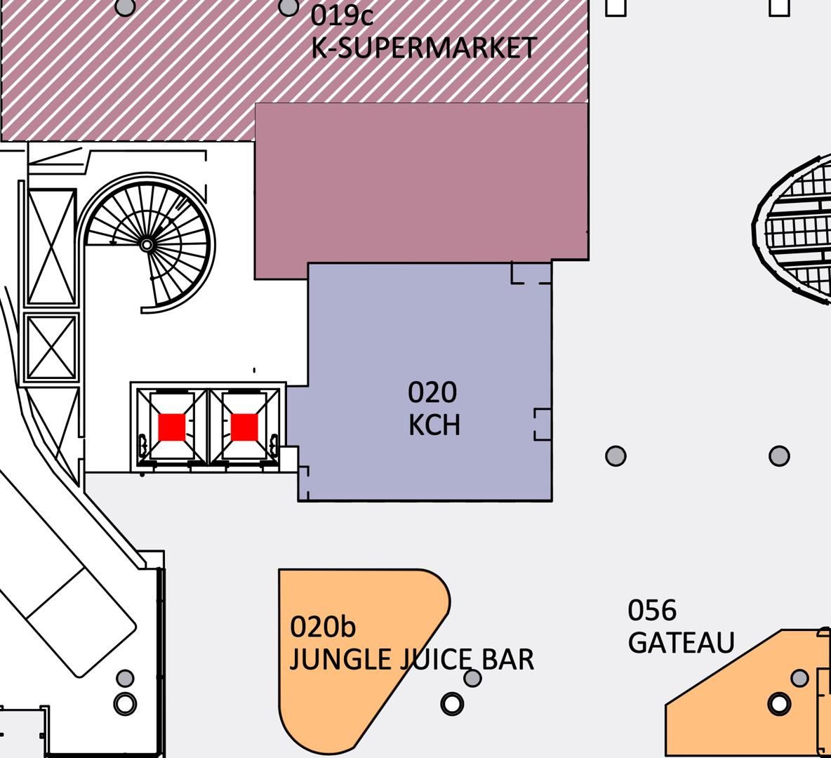 Urho Kekkosen katu 1, 86m2, Katutaso, Liiketila