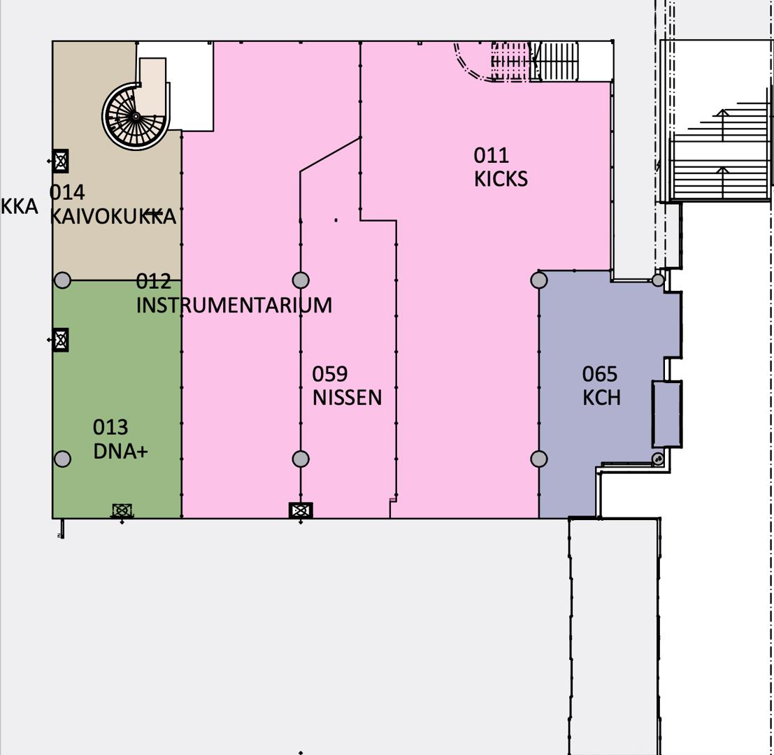 Urho Kekkosen katu 1, 72m2, Katutaso, Liiketila