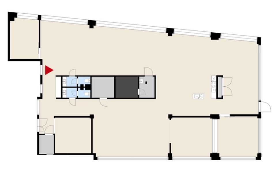 Sörnäisten rantatie 29, 318m2, 4. kerros, Toimistotila