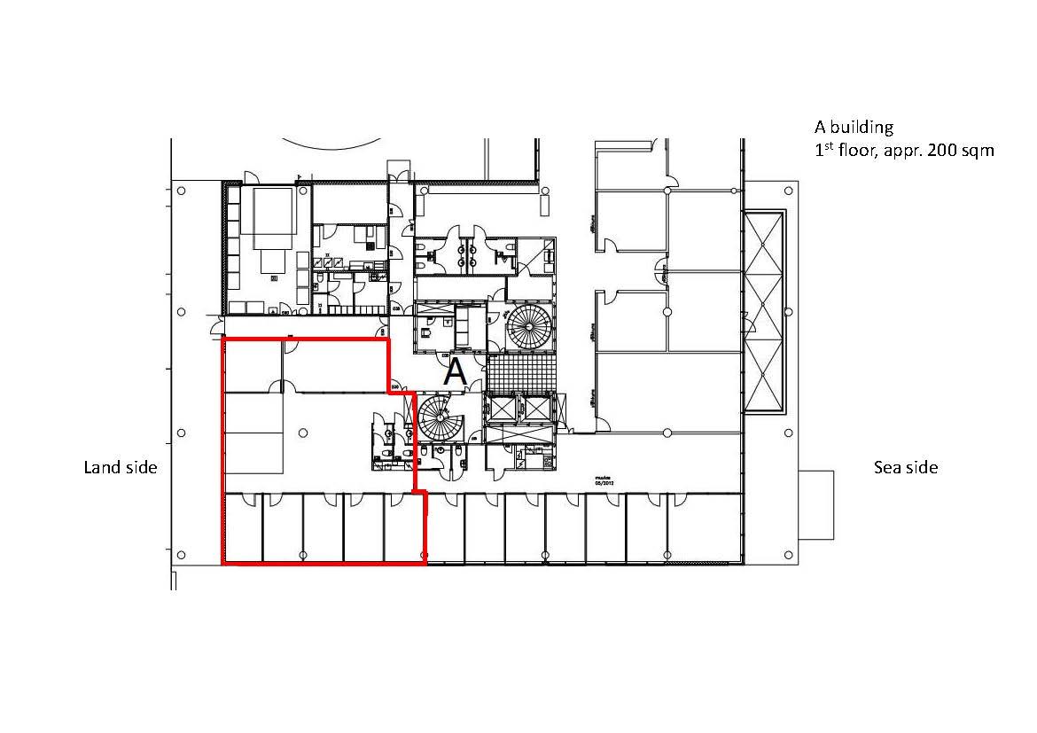 Keilaranta 13 A, 200m2, 1. kerros, Toimistotila