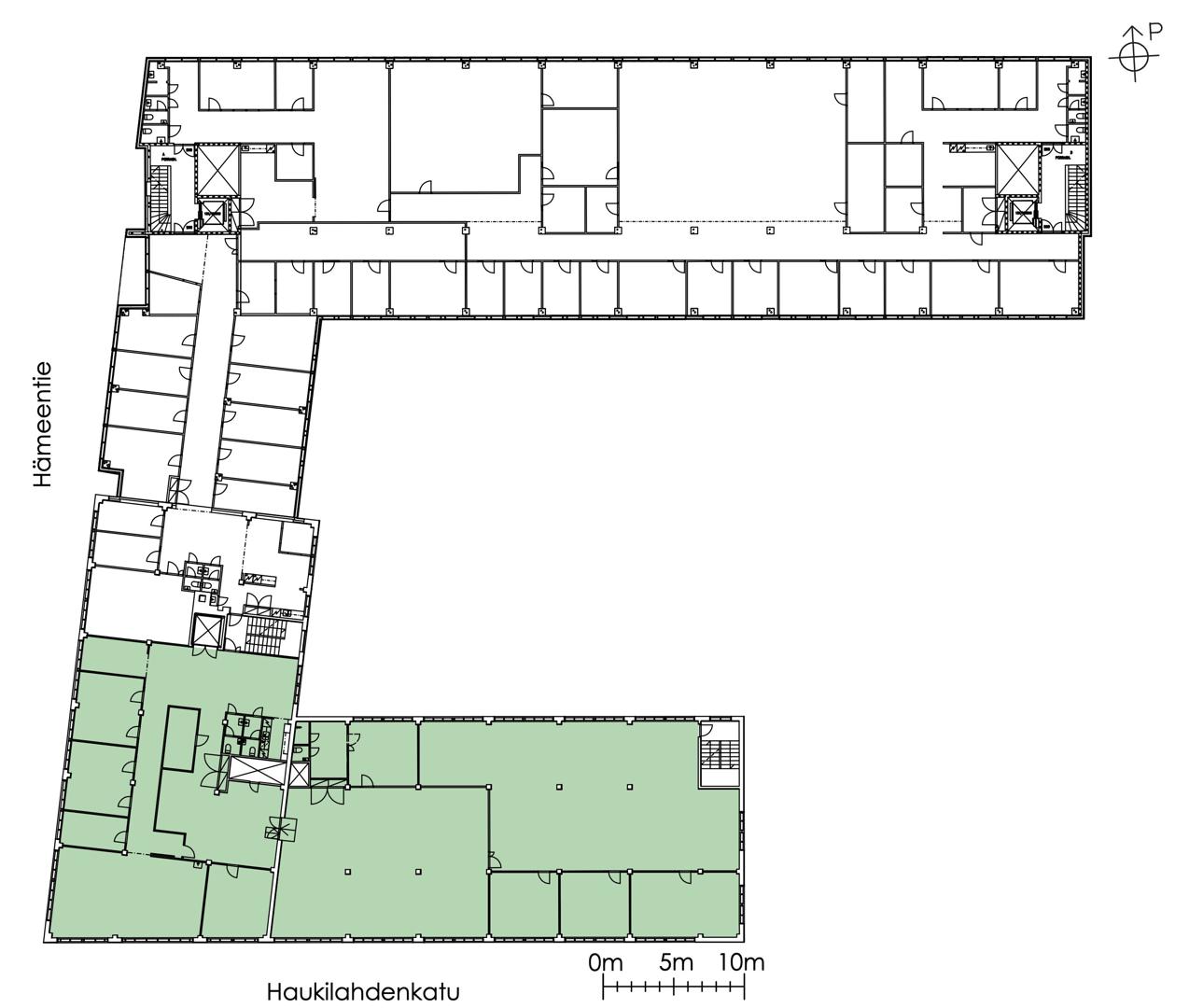 Hämeentie 105, 704m2, 3. kerros, Toimistotila