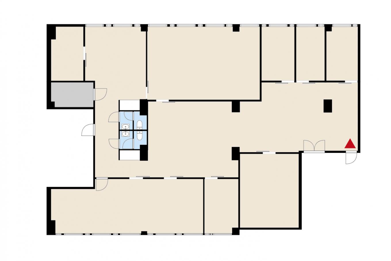 Aleksanterinkatu 48, 271m2, 4. kerros, Toimistotila