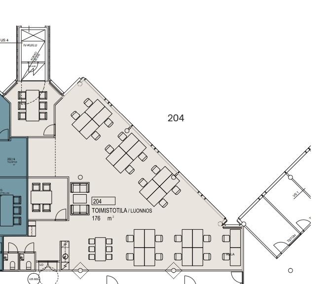 Tekniikantie 4 A, 176m2, 2. kerros, Toimistotila
