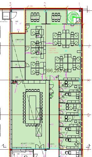 Niittytie 12 VANTAA, 396m2, 2. kerros, Toimistotila