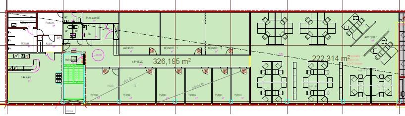 Niittytie 12 VANTAA, 548m2, 2. kerros, Toimistotila