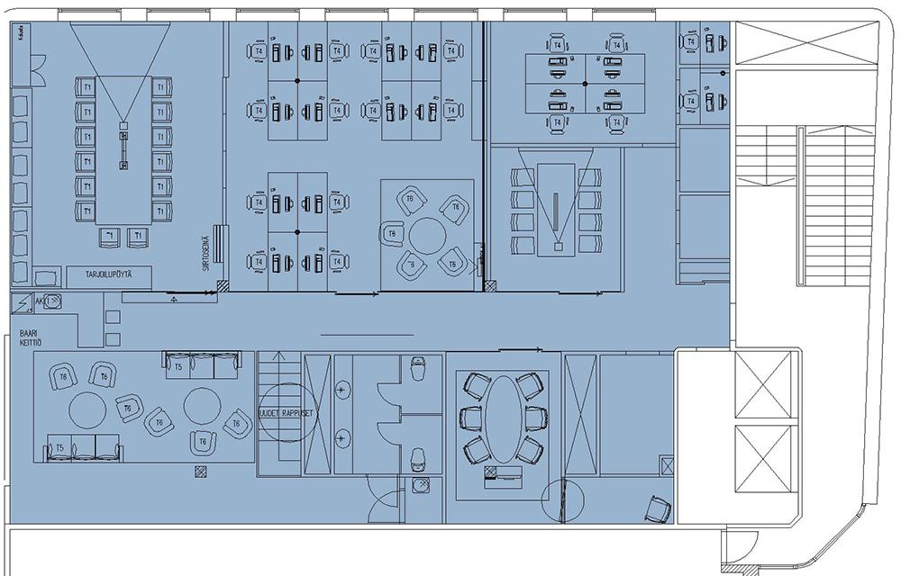 Bulevardi 1, 242m2, 7. kerros, Toimistotila