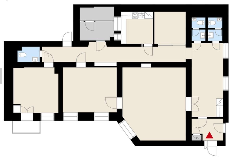 Aleksanterinkatu 15, 157m2, 5. kerros, Toimistotila