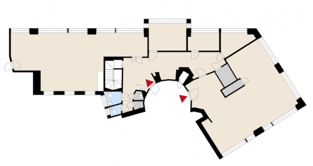 Kaisaniemenkatu 6, 317m2, 5. kerros, Toimistotila