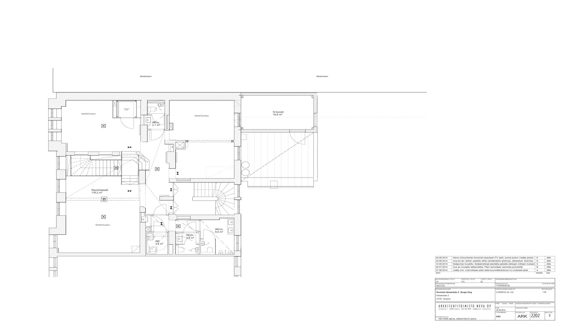 Hämeenkatu 2 TAMPERE, 266m2, Useita kerroksia, Liiketila