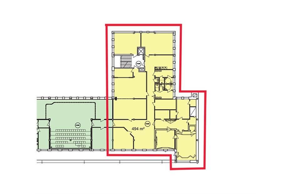 Sörnäisten rantatie 31, 494m2, 3. kerros, Toimistotila