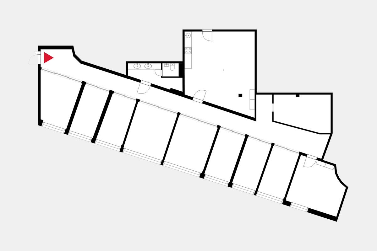 Piispantilankuja 4, 230m2, 3. kerros, Toimistotila