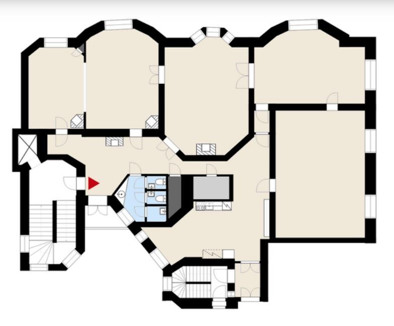 Erottajankatu 2, 263m2, 4. kerros, Toimistotila
