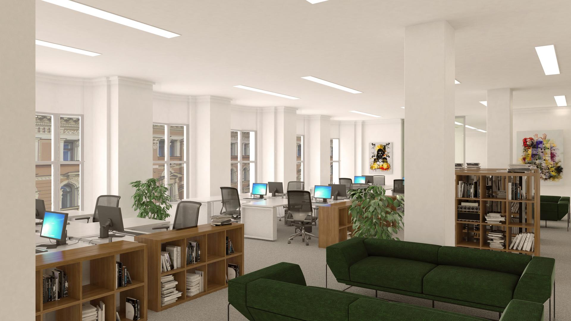 Aleksanterinkatu 11, 650m2, 4. kerros, Toimistotila