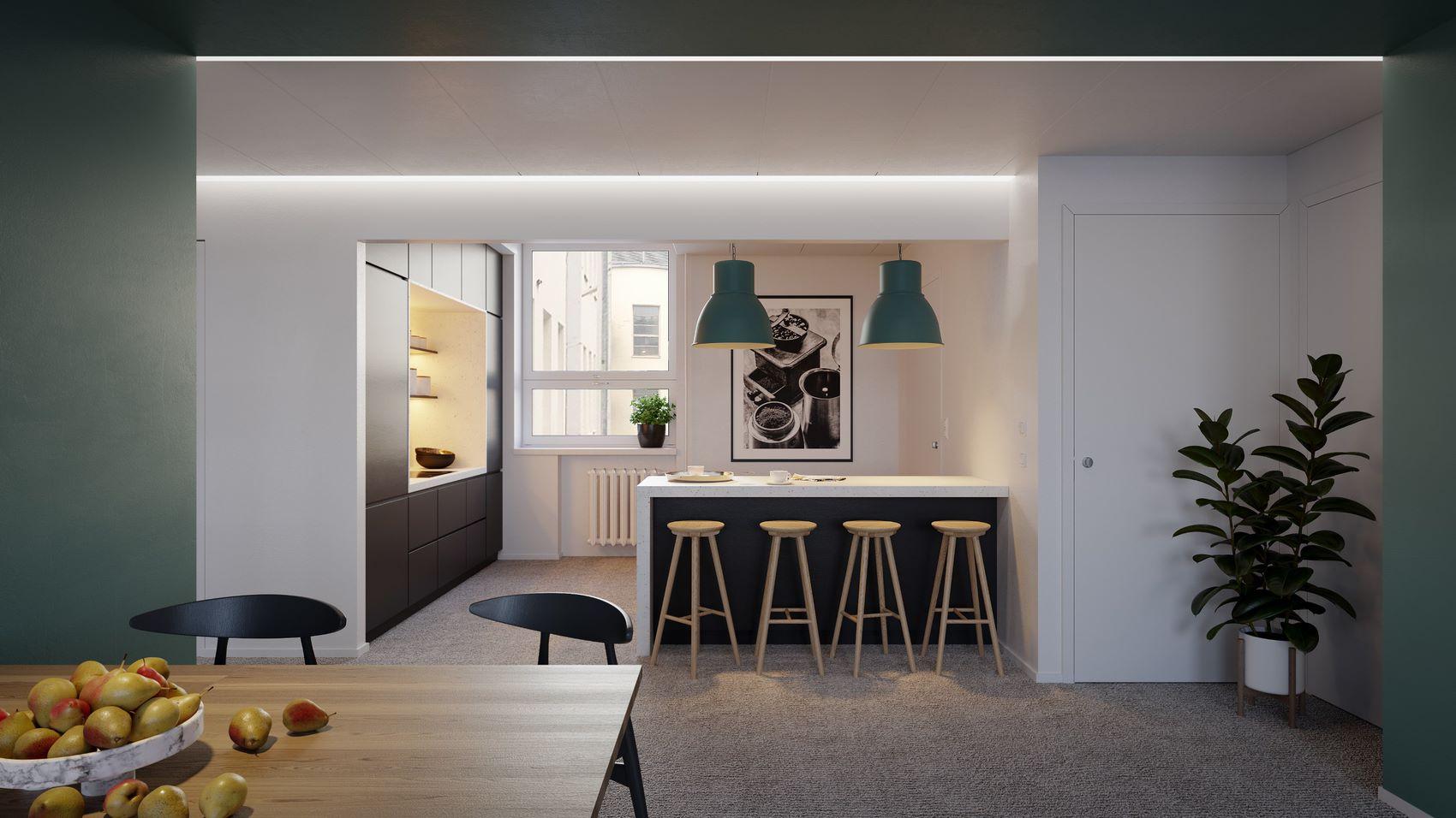 Fabianinkatu 21, 500m2, 5. kerros, Toimistotila