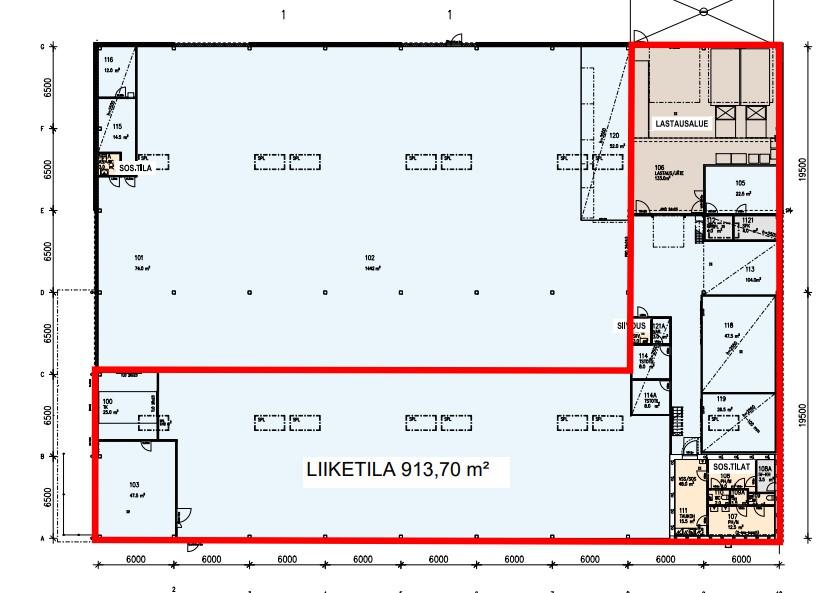 Kuninkaanlahdenkatu 7 PORI, 914m2, Katutaso, Liiketila