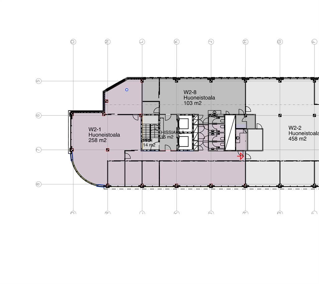 Itämerenkatu 1, 258m2, 2. kerros, Toimistotila