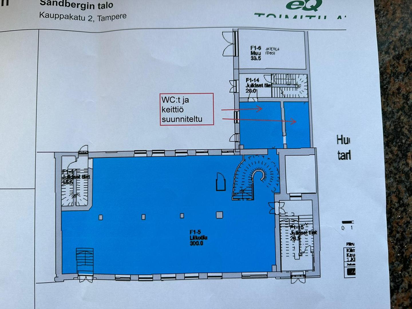 Hämeenkatu 19 TAMPERE, 110m2, Katutaso, Liiketila