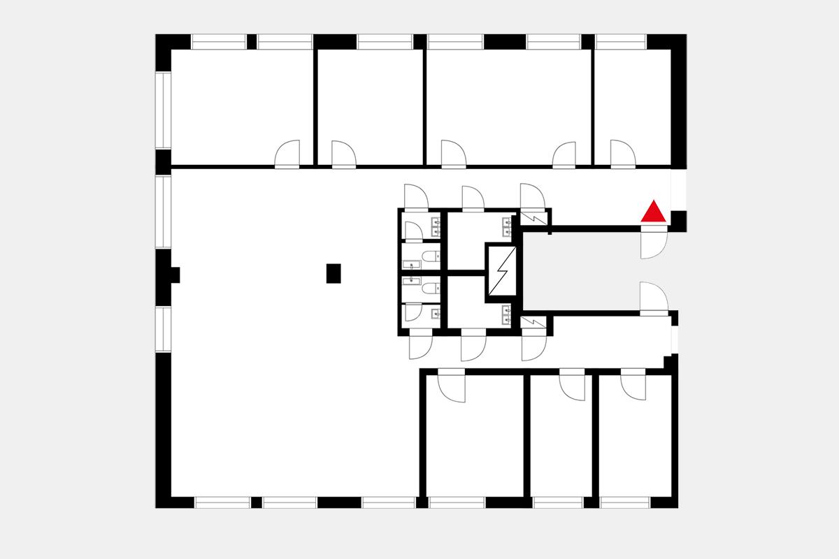 Malmin kauppatie 8, 249m2, 4. kerros, Toimistotila