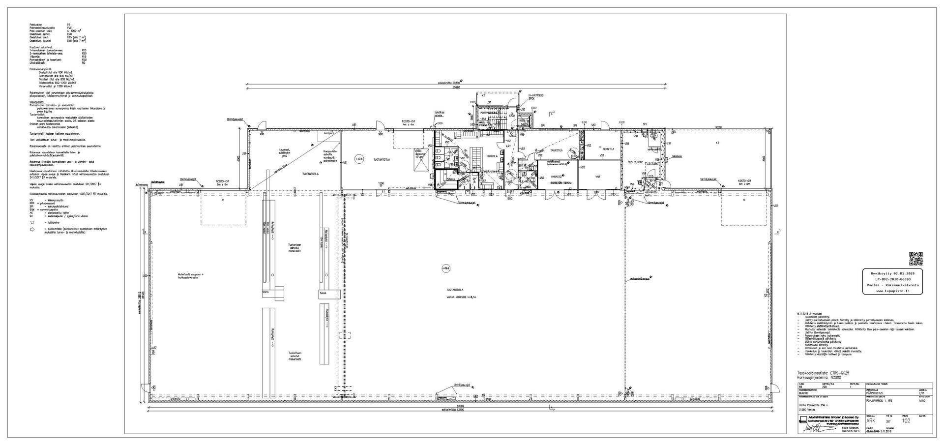 Vanha Porvoontie 256, 960m2, 1. kerros, Varastotila