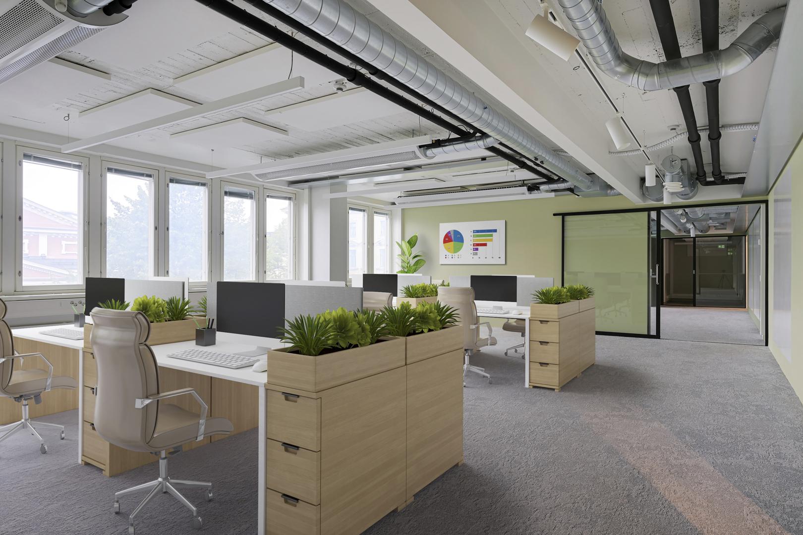 Bulevardi 21, 490m2, 8. kerros, Toimistotila