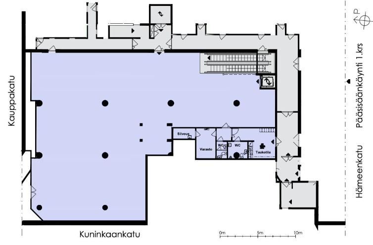 Hämeenkatu 20 TAMPERE, 661m2, , Liiketila