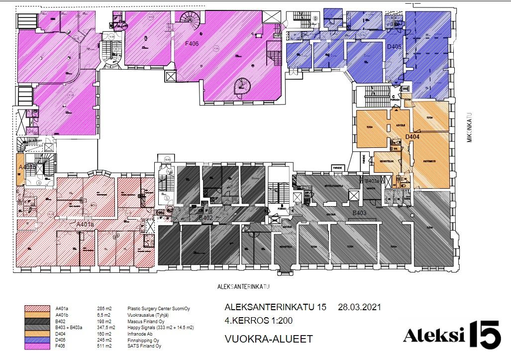 Aleksanterinkatu 15, 1337m2, Useita kerroksia, Liiketila