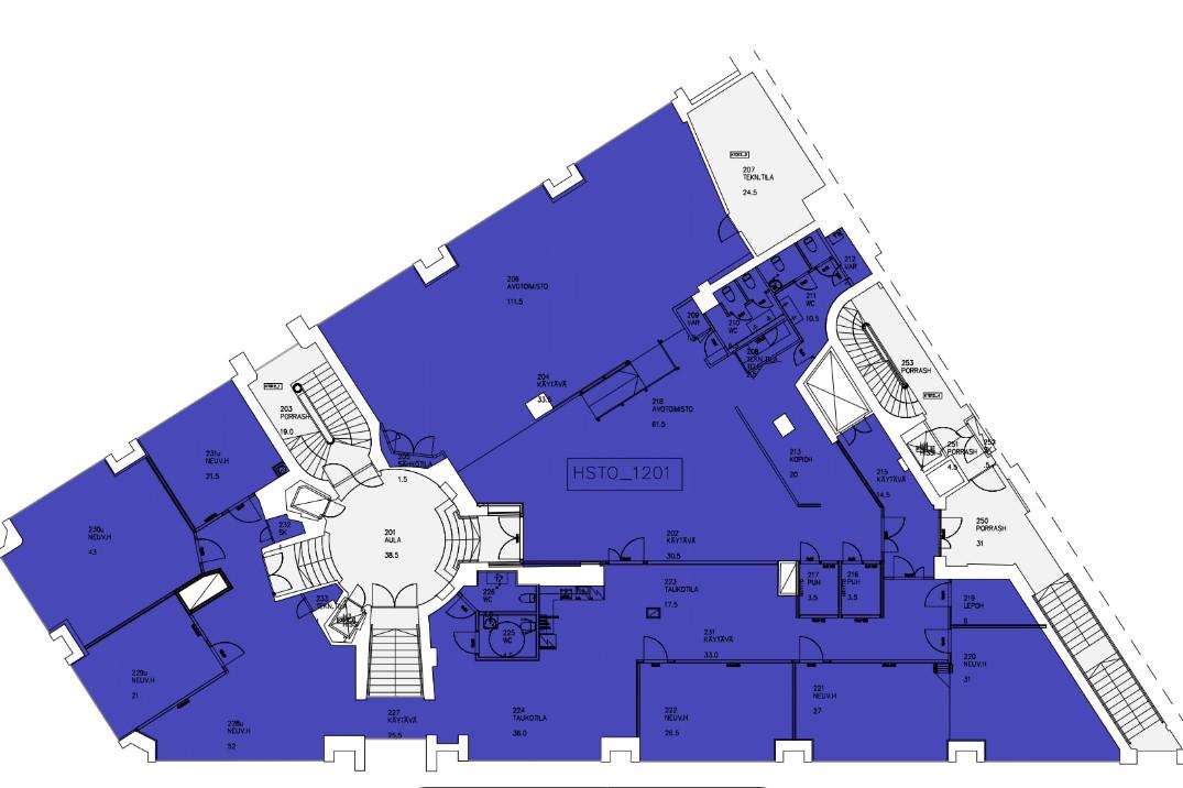 Kaisaniemenkatu 6, 2135m2, Useita kerroksia, Toimistotila