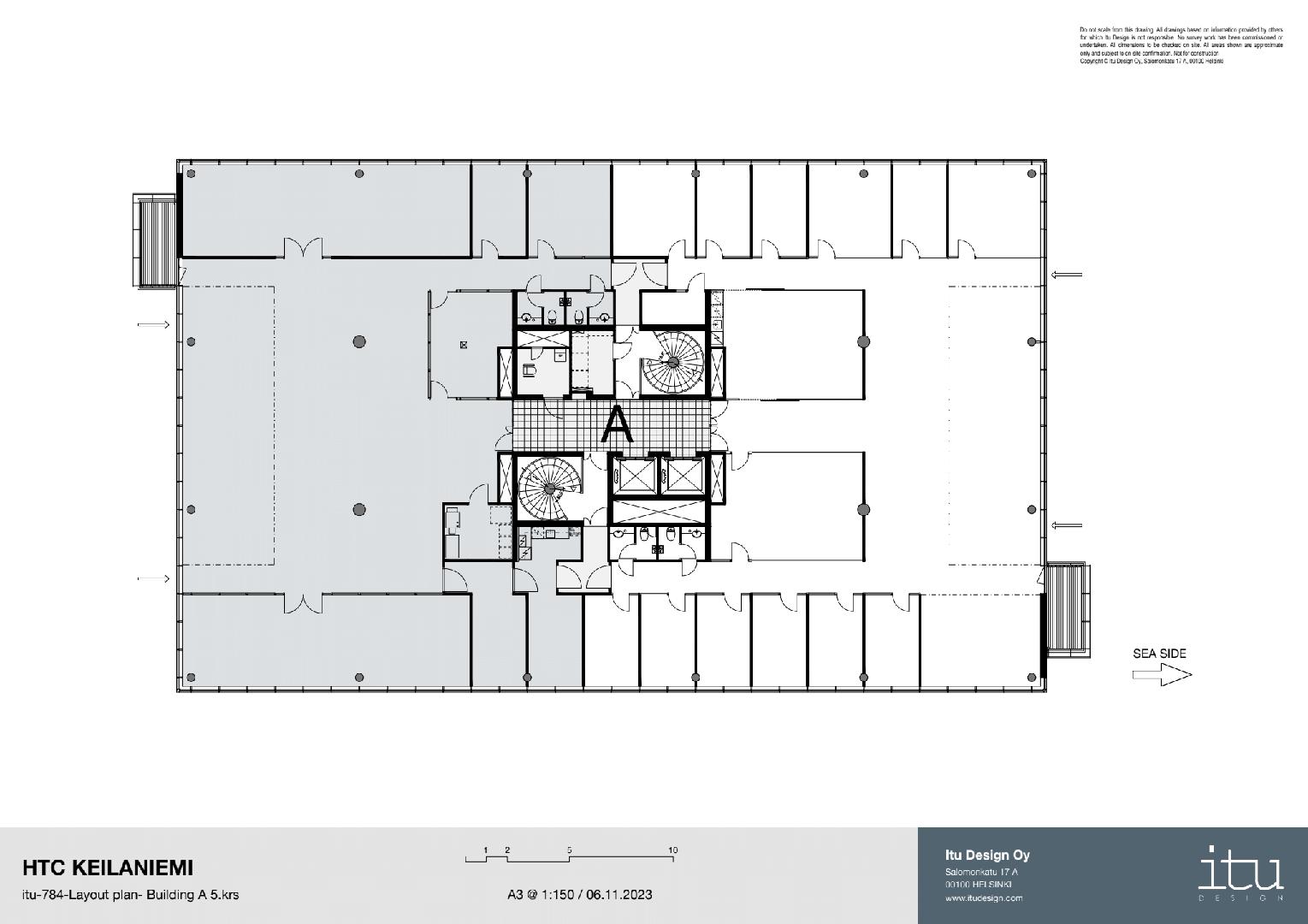 Keilaranta 13 A, 480m2, 5. kerros, Toimistotila