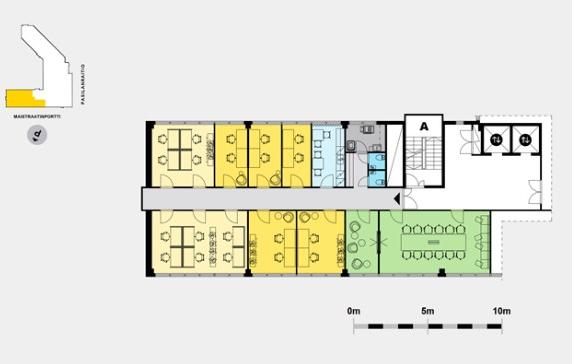 Maistraatinportti 4, 230m2, 3. kerros, Toimistotila