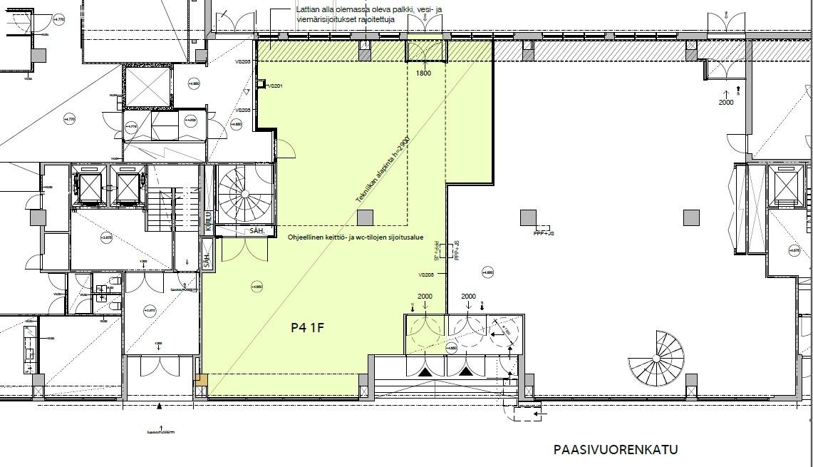 Siltasaarenkatu 10, 203m2, Katutaso, Liiketila