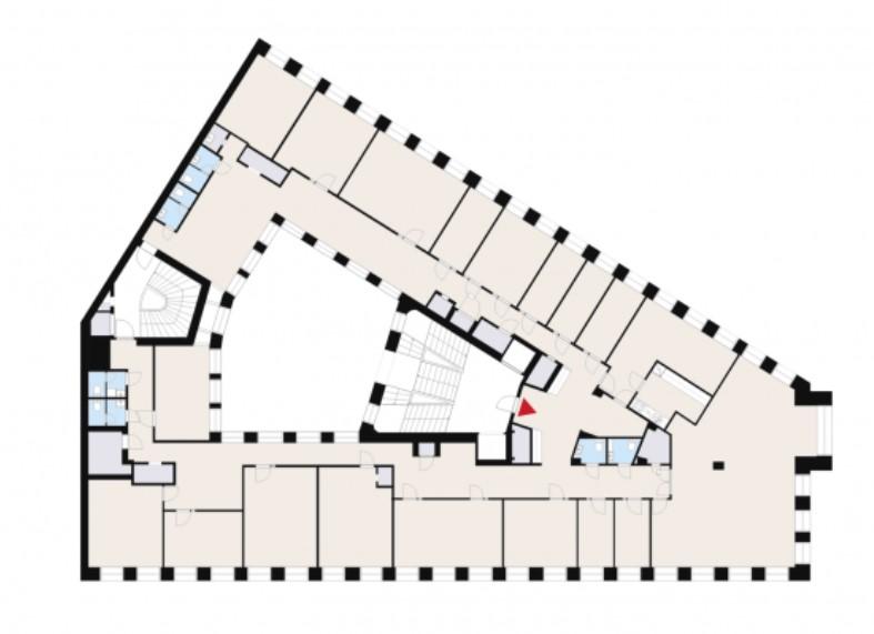 Kaisaniemenkatu 13, 562m2, 6. kerros, Toimistotila