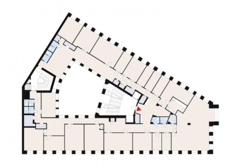 Kaisaniemenkatu 13, 1126m2, 7. kerros, Toimistotila