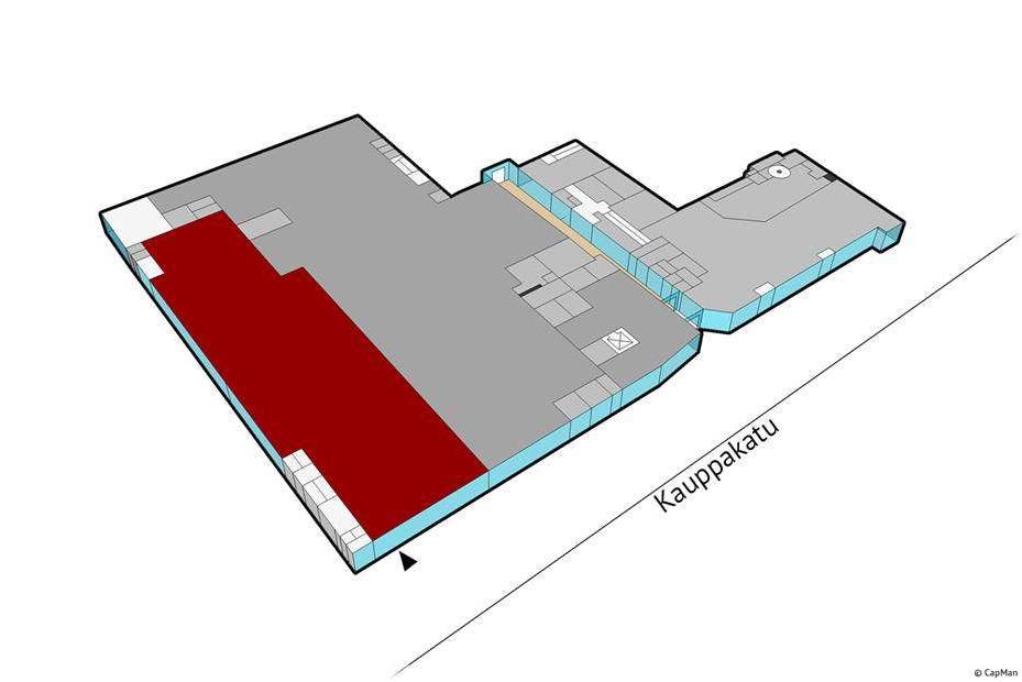 Kauppakatu 10 SEINÄJOKI, 743m2, Katutaso, Liiketila