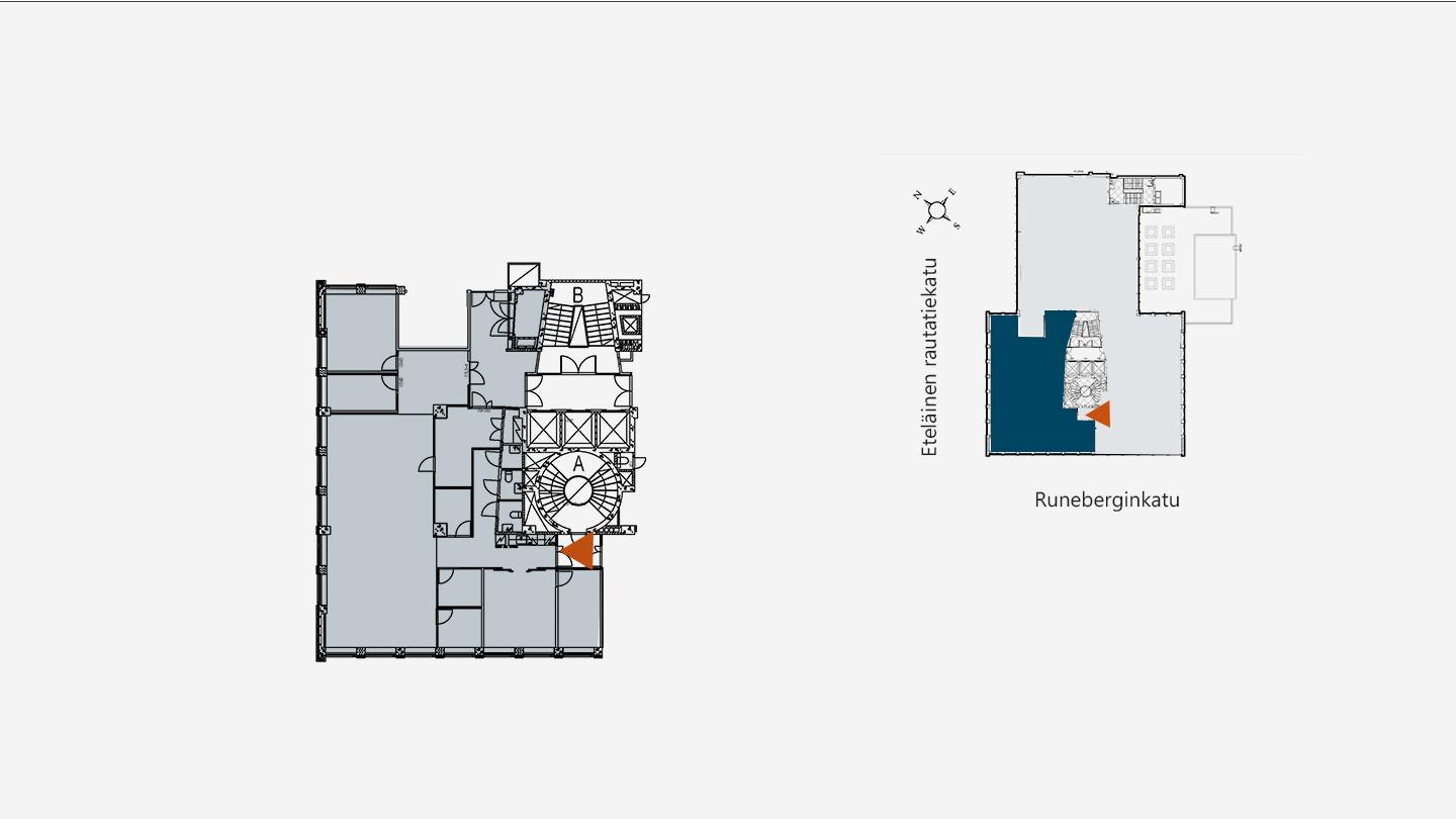 Runeberginkatu 5, 180m2, 4. kerros, Toimistotila