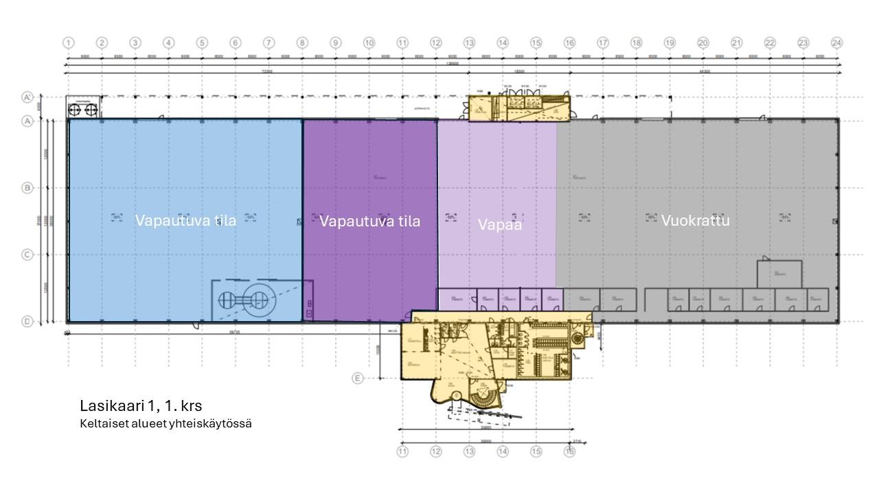 Lasikaari 1, 2912m2, 1. kerros, Varastotila