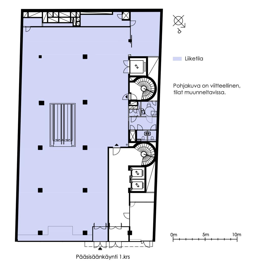 Mannerheimintie 4, 1229m2, Useita kerroksia, Toimistotila