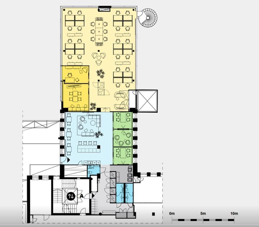 Annankatu 34, 334m2, 6. kerros, Toimistotila