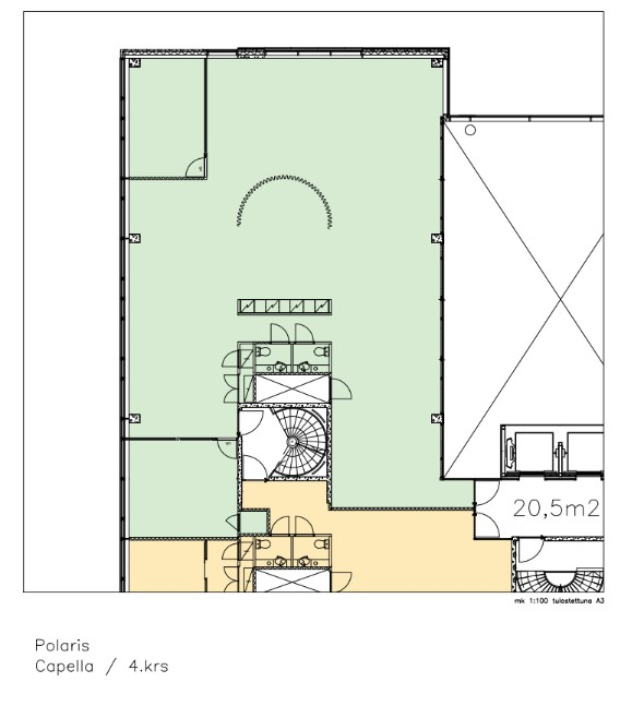 Itsehallintokuja 6 Talo 2, 274m2, 4. kerros, Toimistotila
