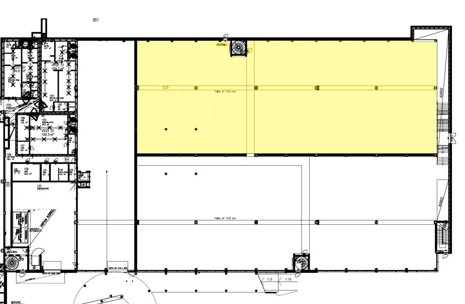 Pakkalantie 15, 1700m2, Kellarikerros, Liiketila