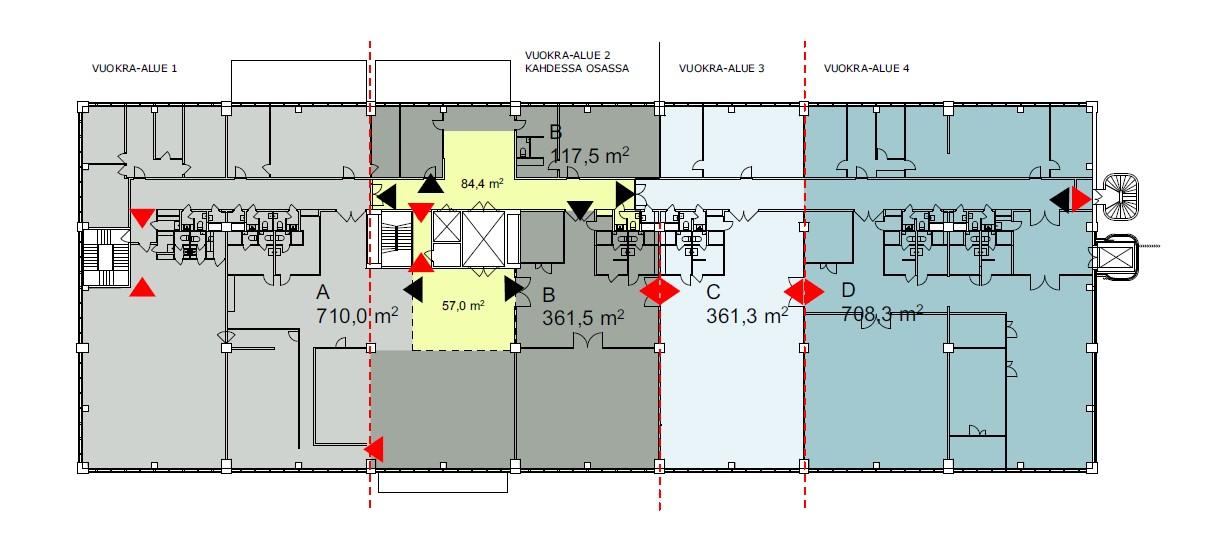 Laippatie 1, 710m2, 3. kerros, Varastotila