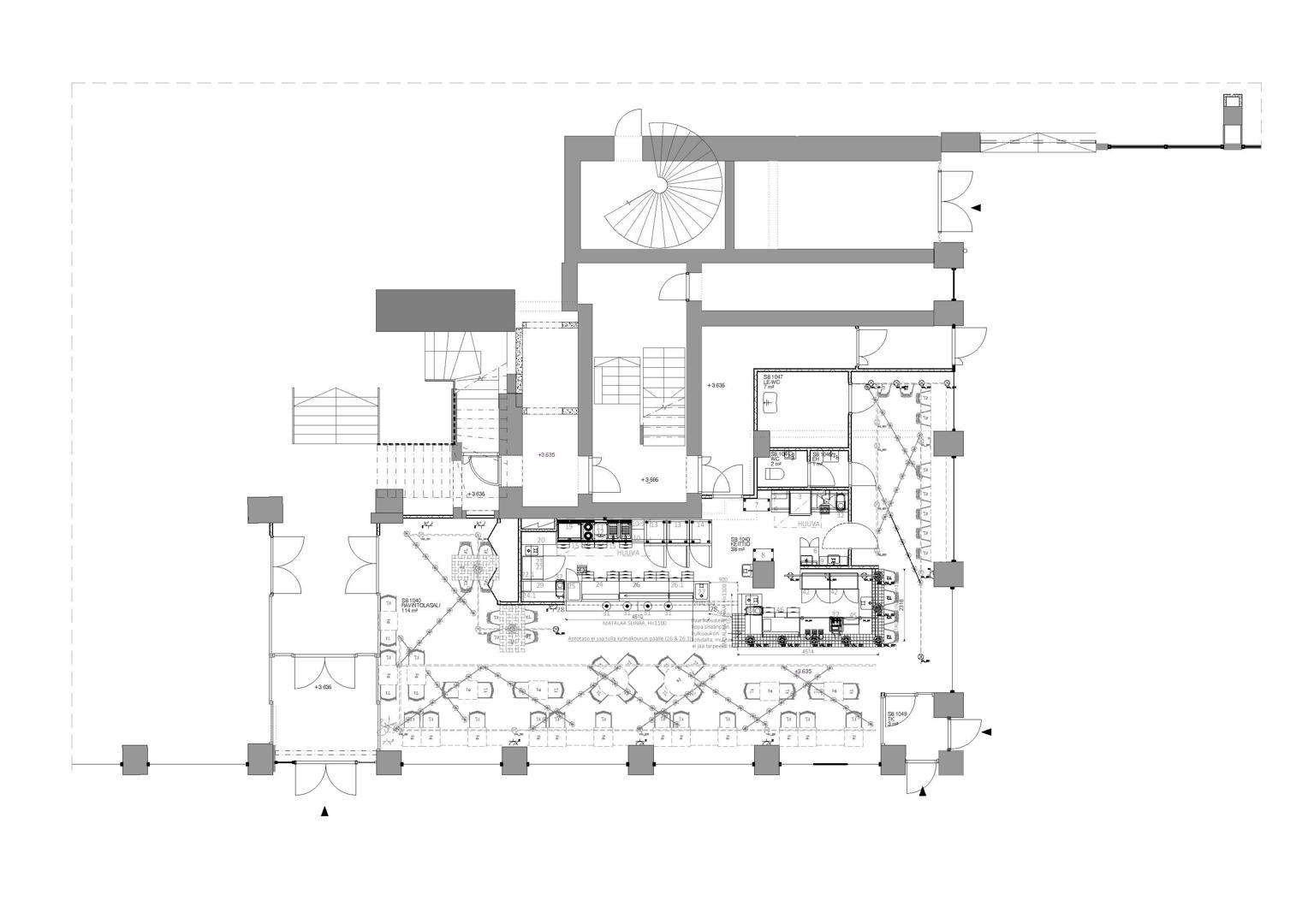 Siltasaarenkatu 10, 159m2, Katutaso, Ravintolatila