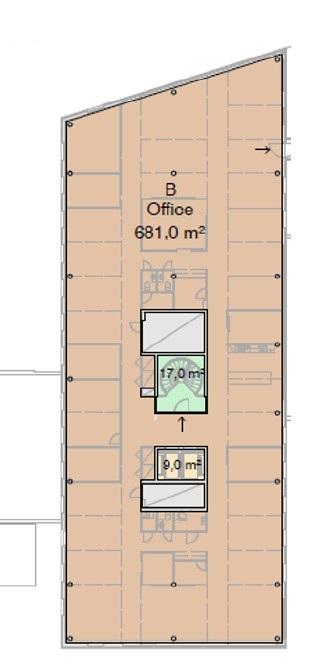 Ilmalantori 4, 681m2, 6. kerros, Toimistotila