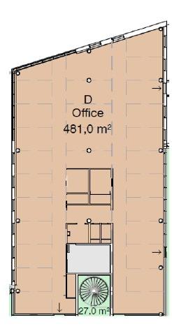 Ilmalantori 4, 481m2, 1. kerros, Toimistotila