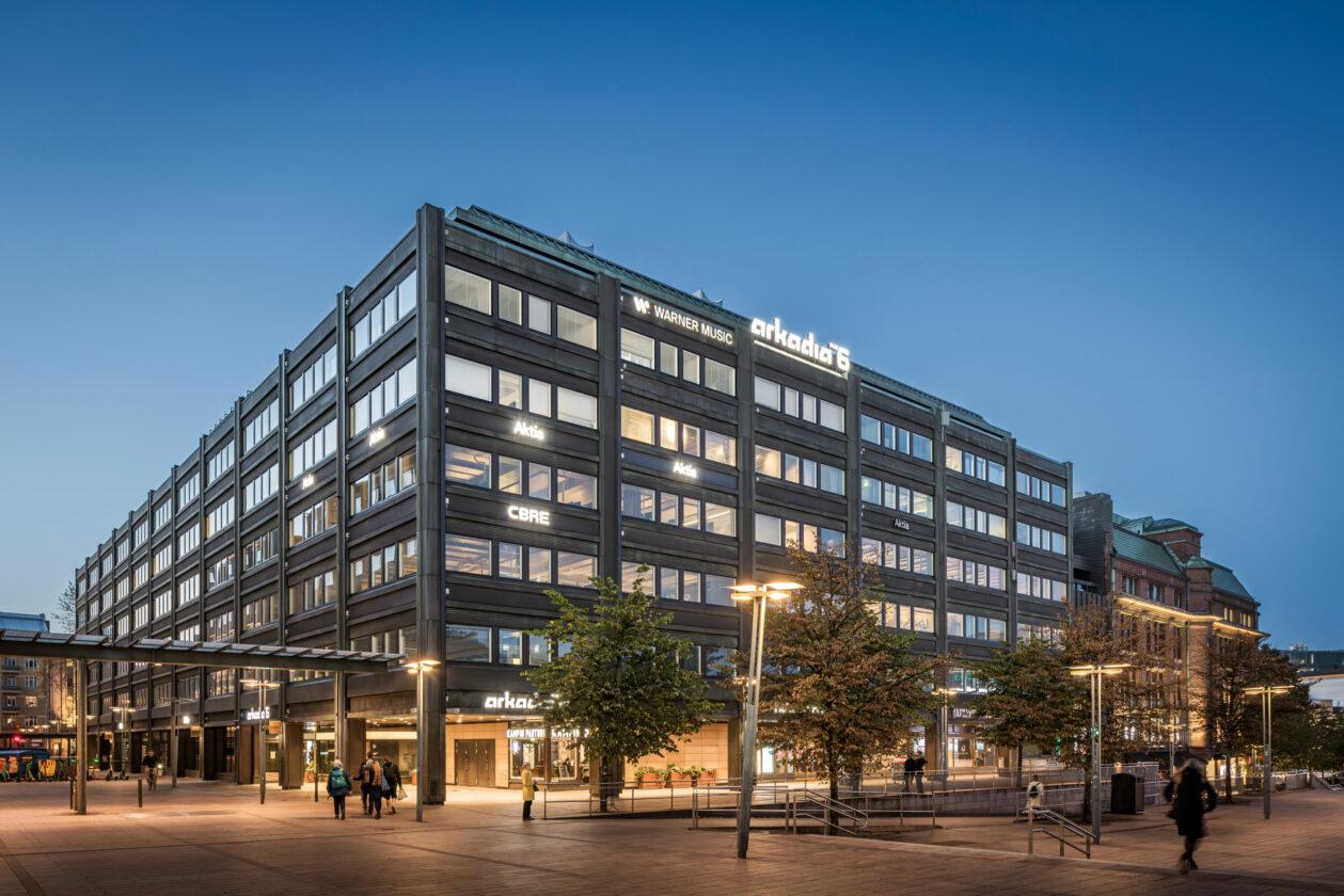 Arkadiankatu 6, 500m2, 2. kerros, Toimistotila