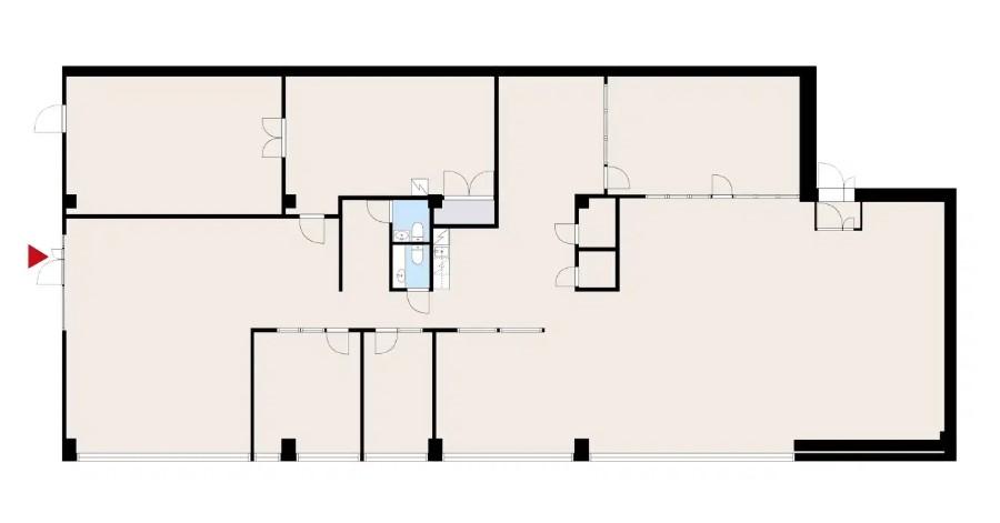 Kalevantie 2 D TAMPERE, 380m2, 1. kerros, Toimistotila