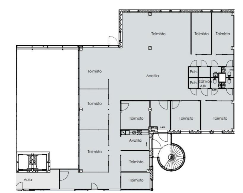 Äyritie 24 HALO, 375m2, 6. kerros, Toimistotila