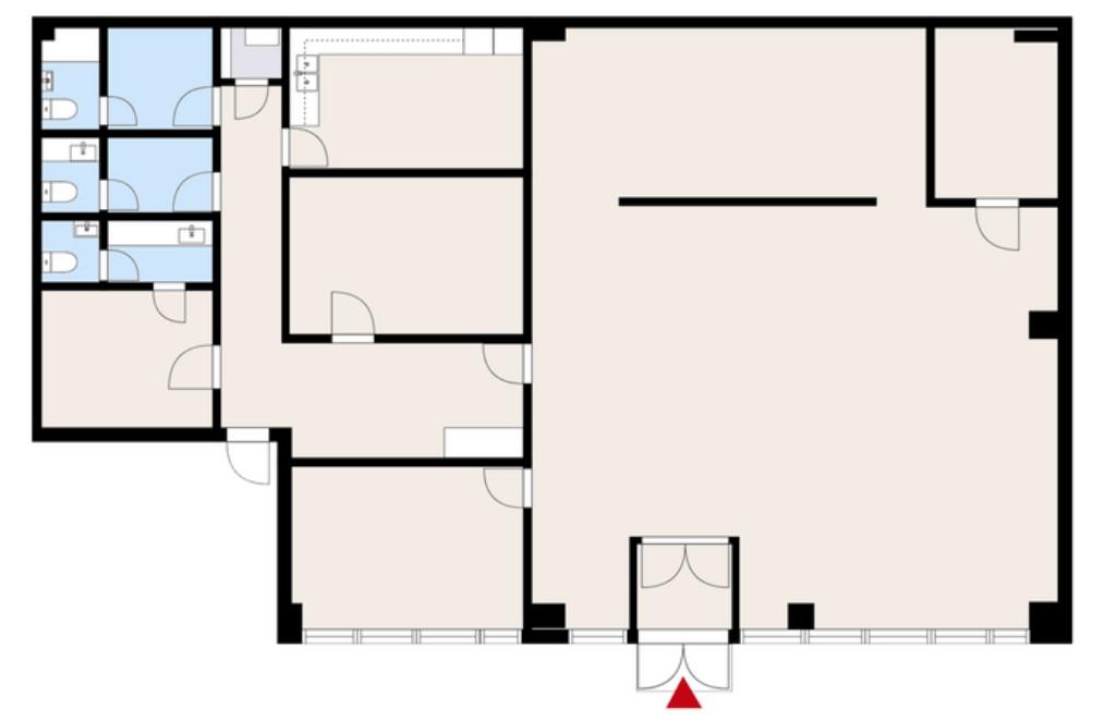 Laippatie 1, 217m2, Katutaso, Liiketila